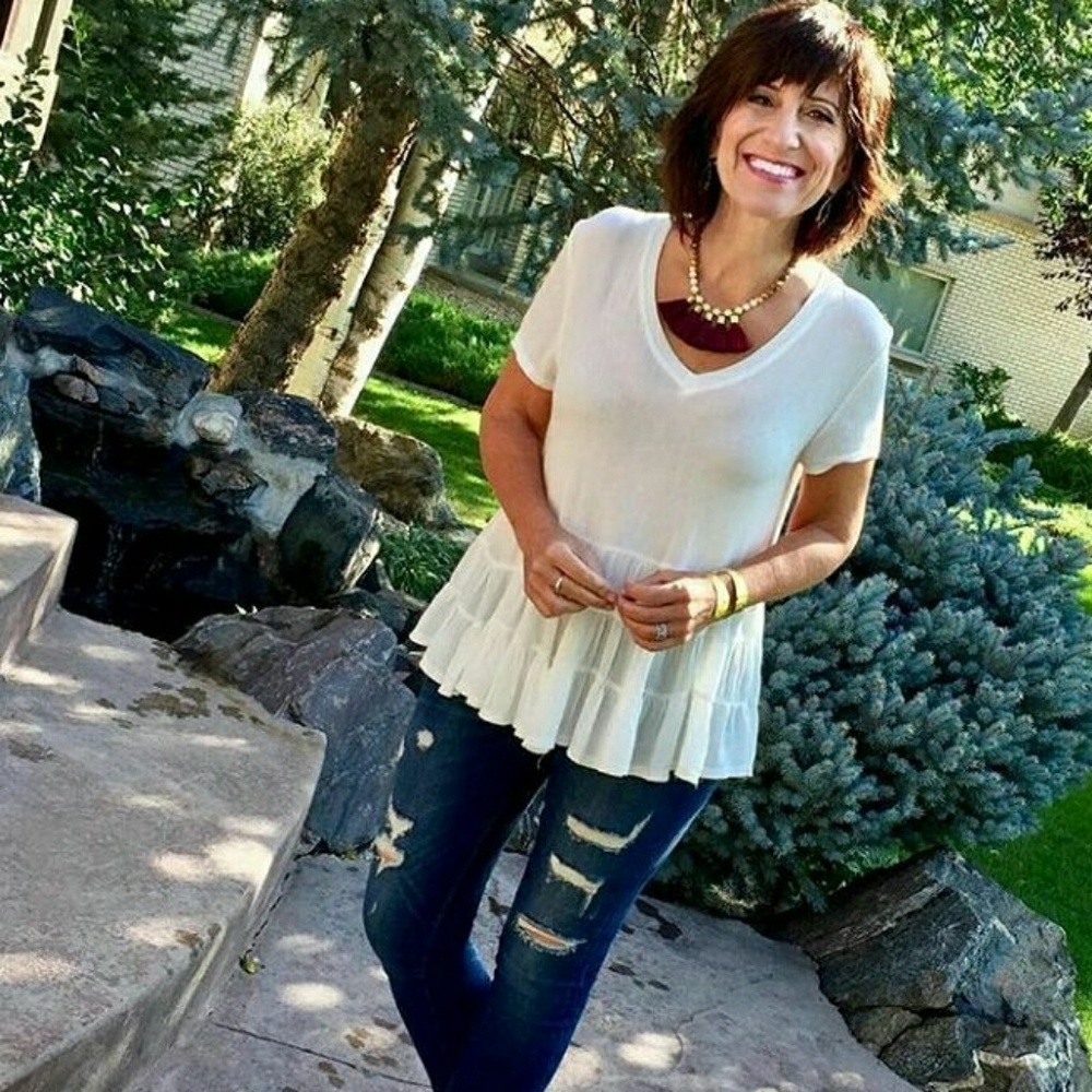 Burgundy Tassel Multi Bead Necklace